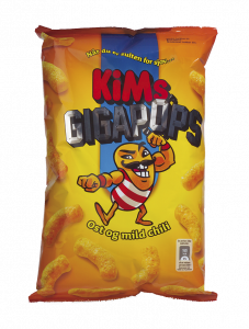 Snack, Extruded maize based, flavoured